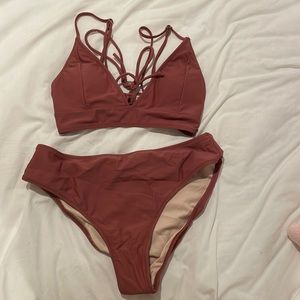Light brown Cupshe Bikini. Never worn. Size Medium.
